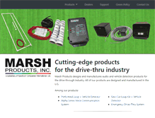 Tablet Screenshot of marshproducts.com